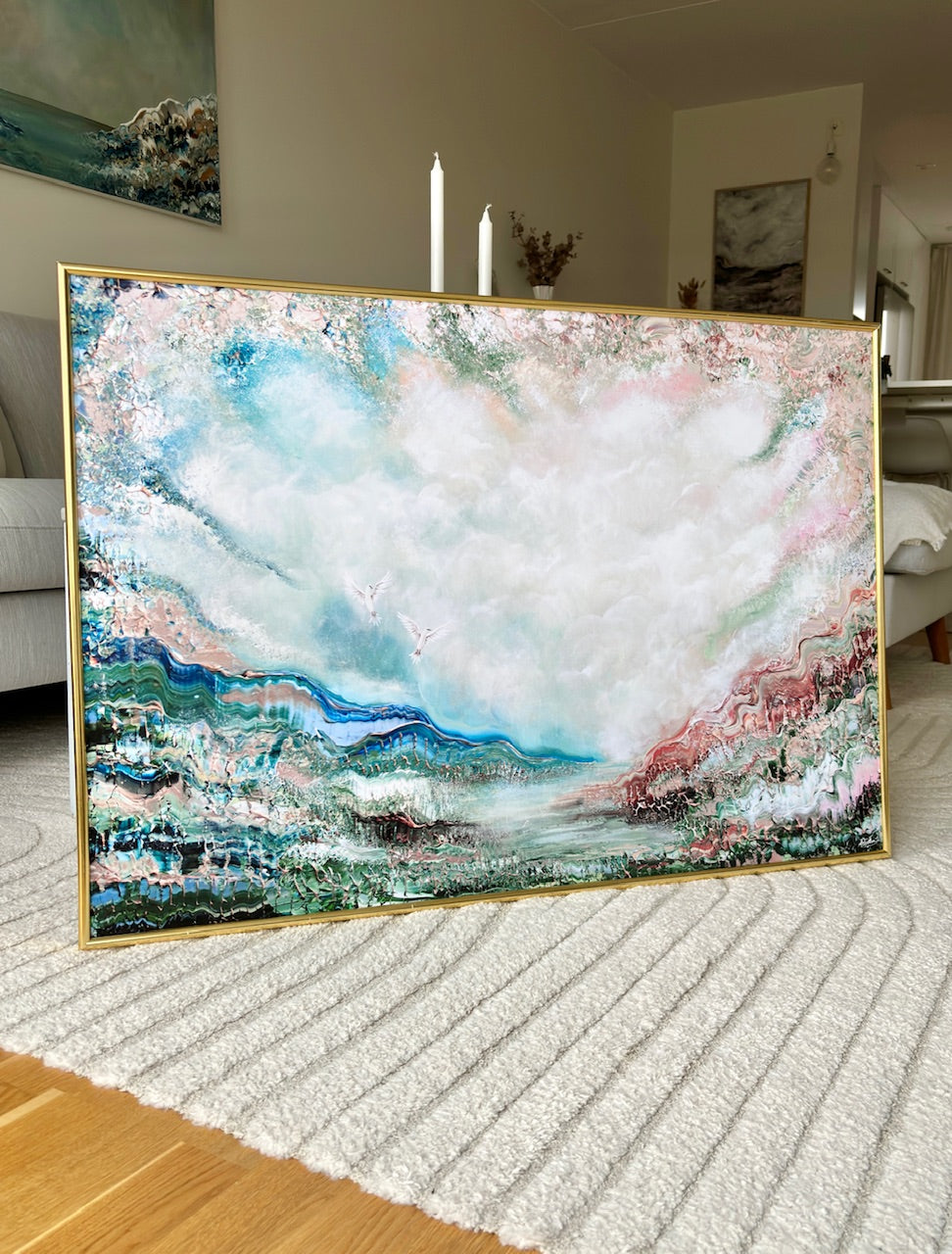 Flying doves Print