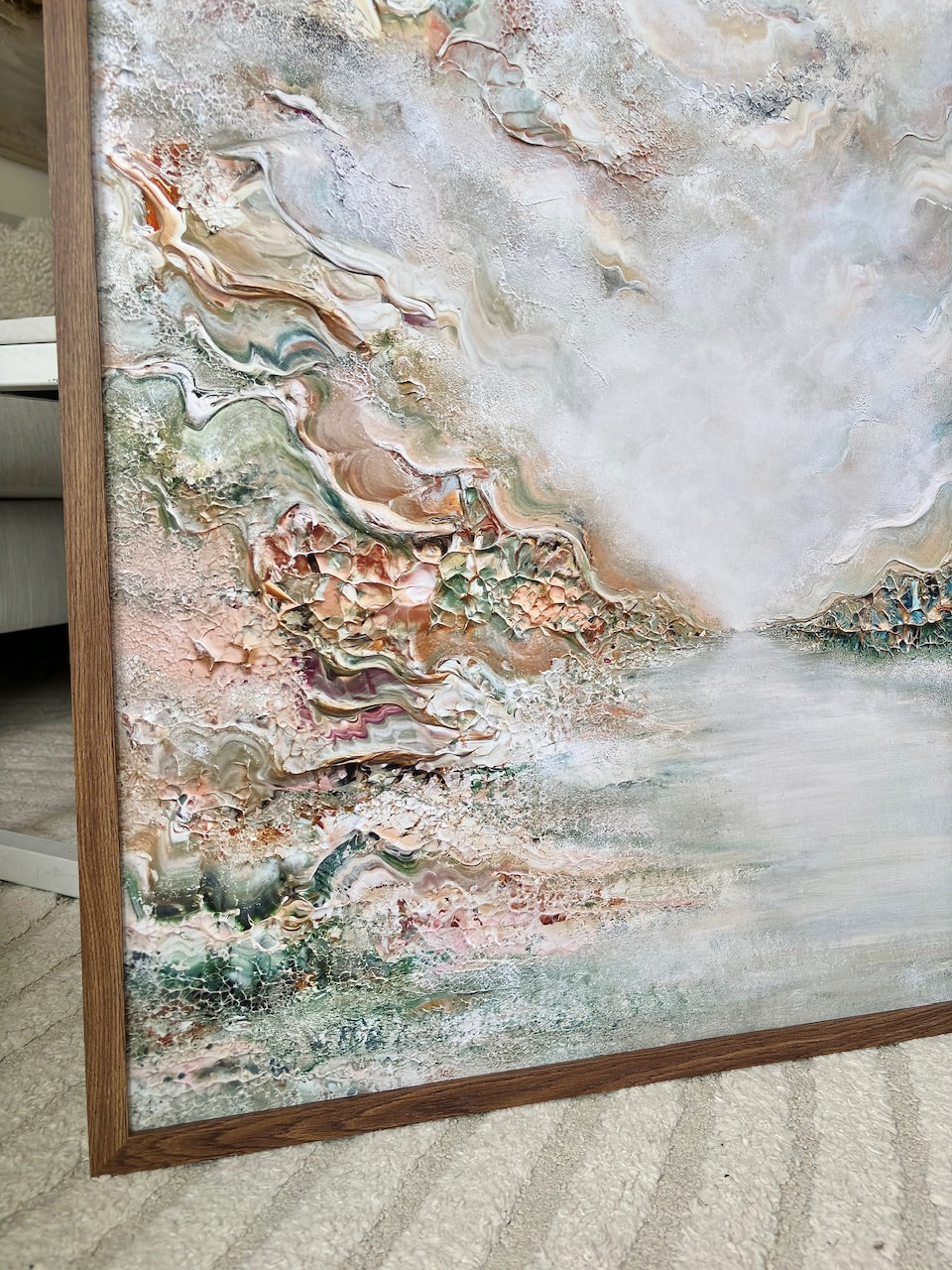 Blue fox dreamscape Print