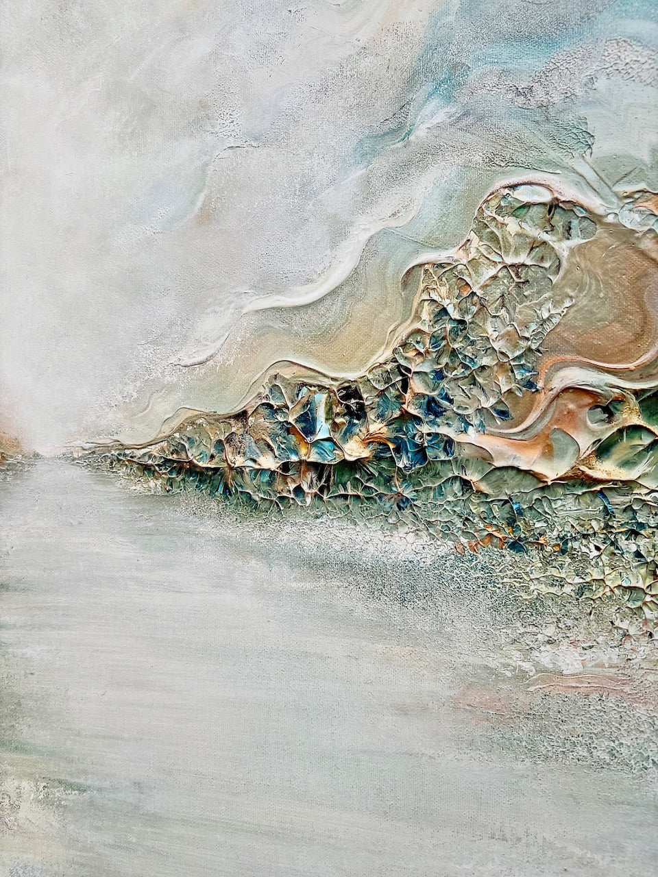 Blue fox dreamscape Print