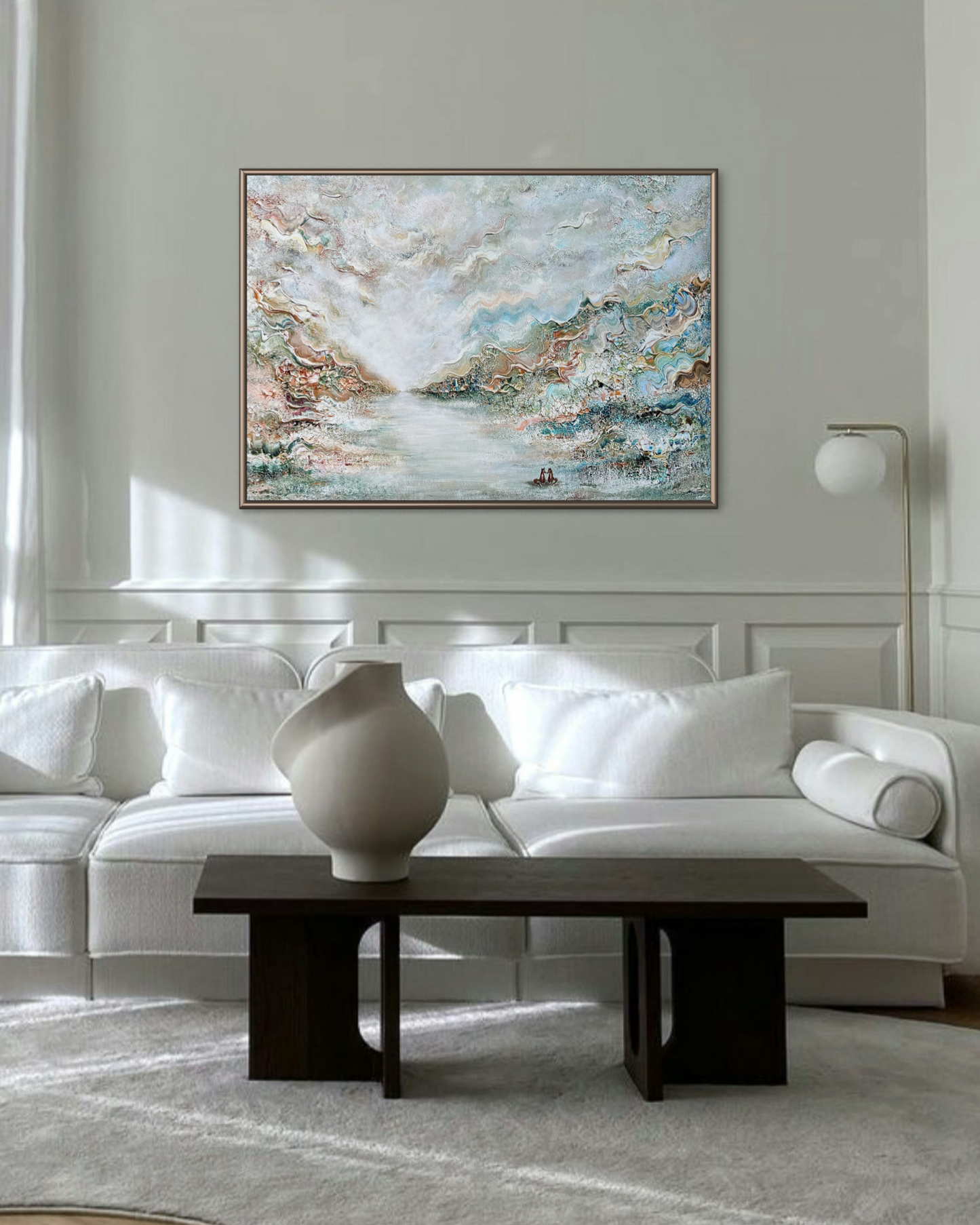 Blue fox dreamscape Print