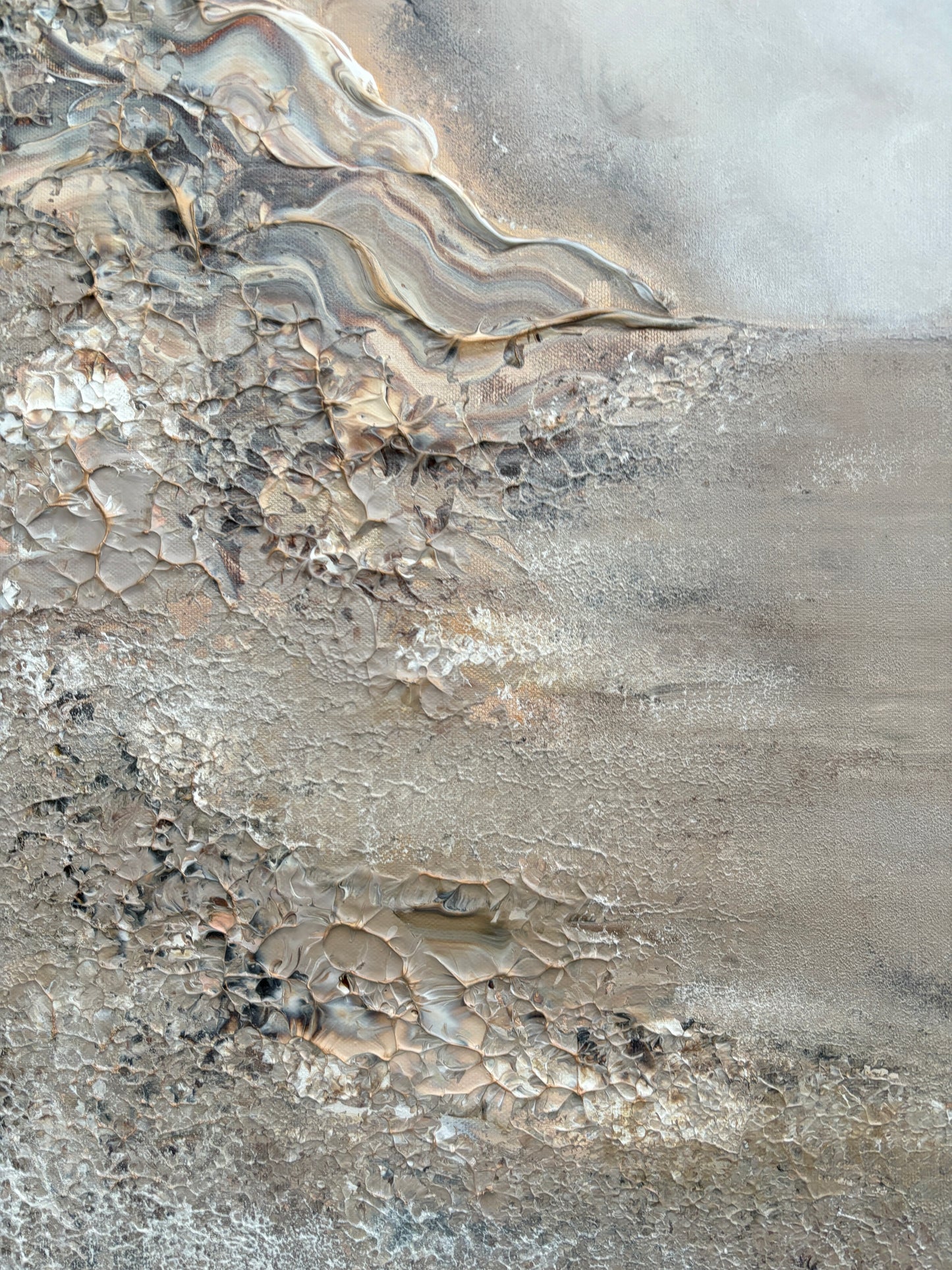 Beige fox dreamland - Original Painting