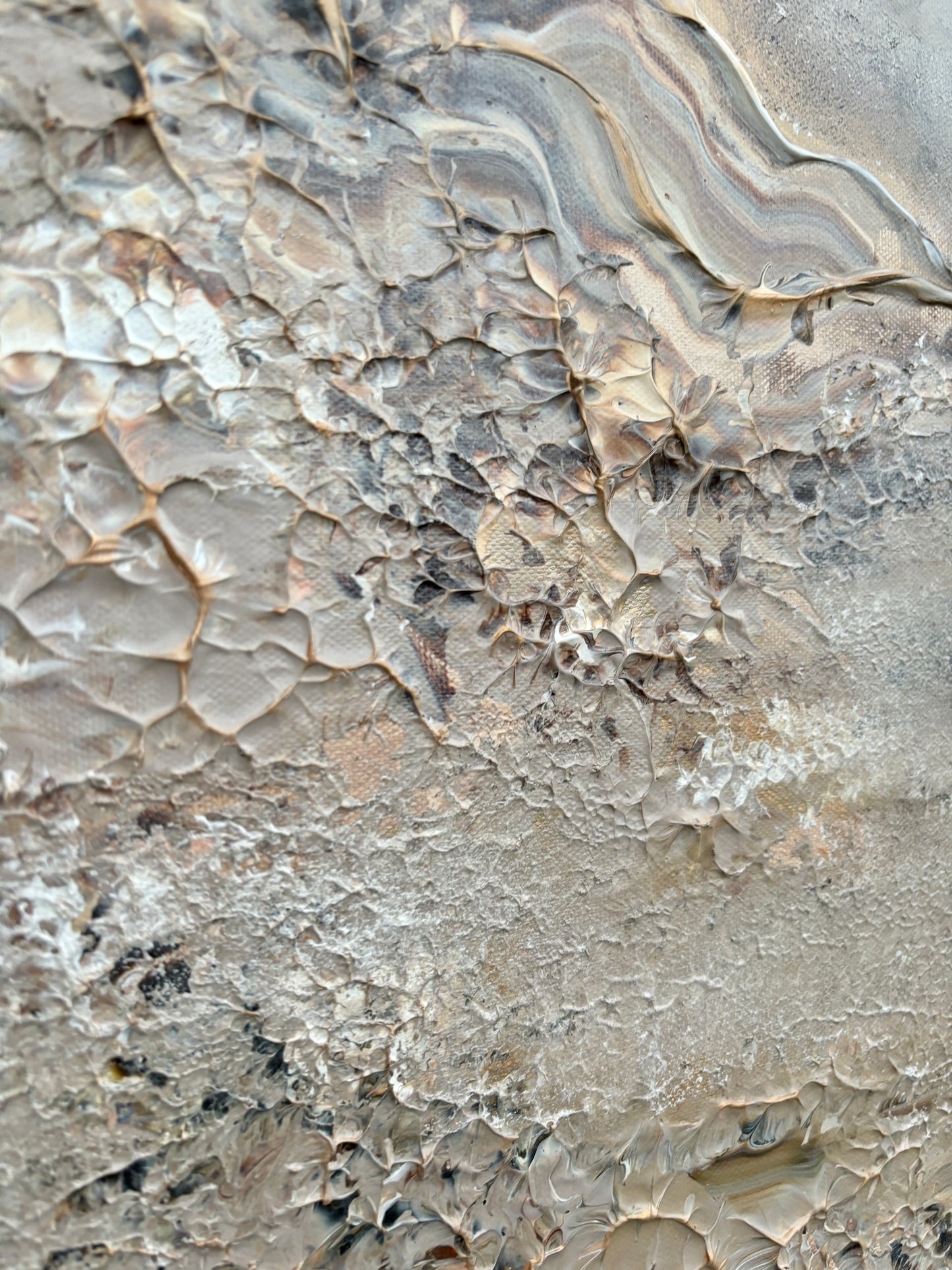 Beige fox dreamland - Original Painting