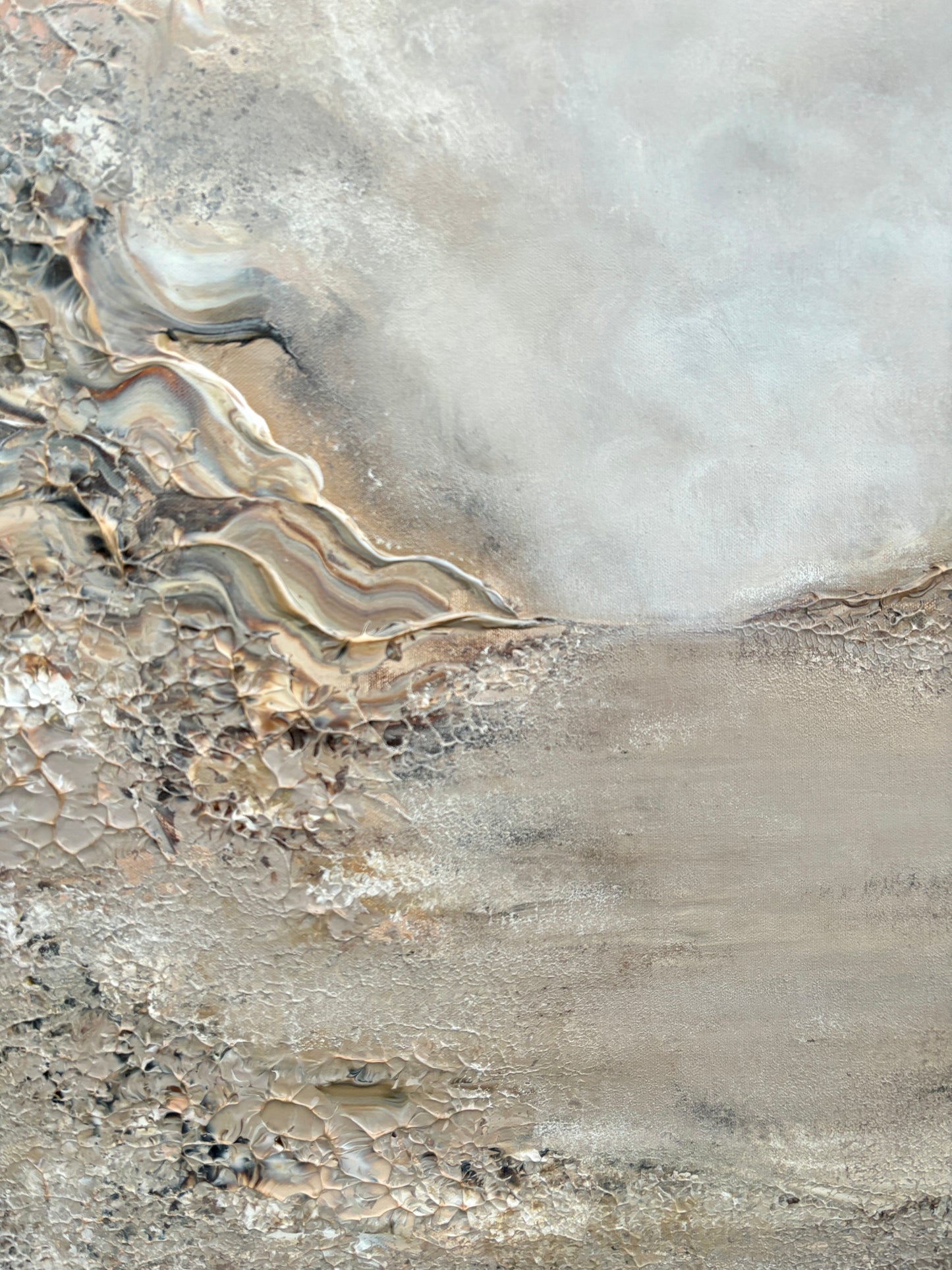 Beige fox dreamland - Original Painting