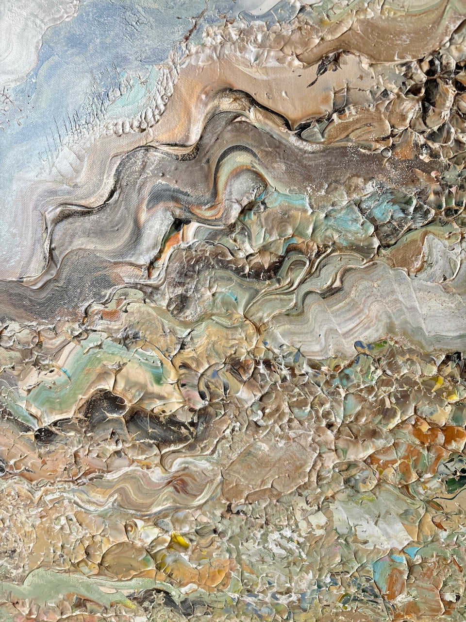 Bear and fox dreamland - Original Painting