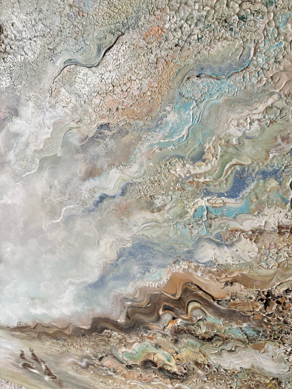 Bear and fox dreamland - Original Painting