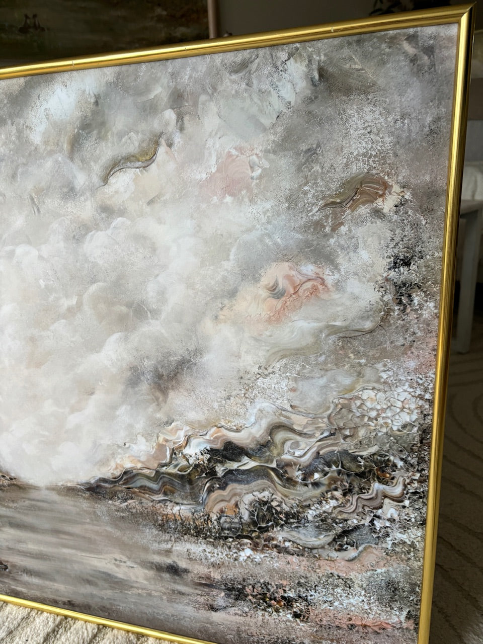 Beige fox dreamscape Print