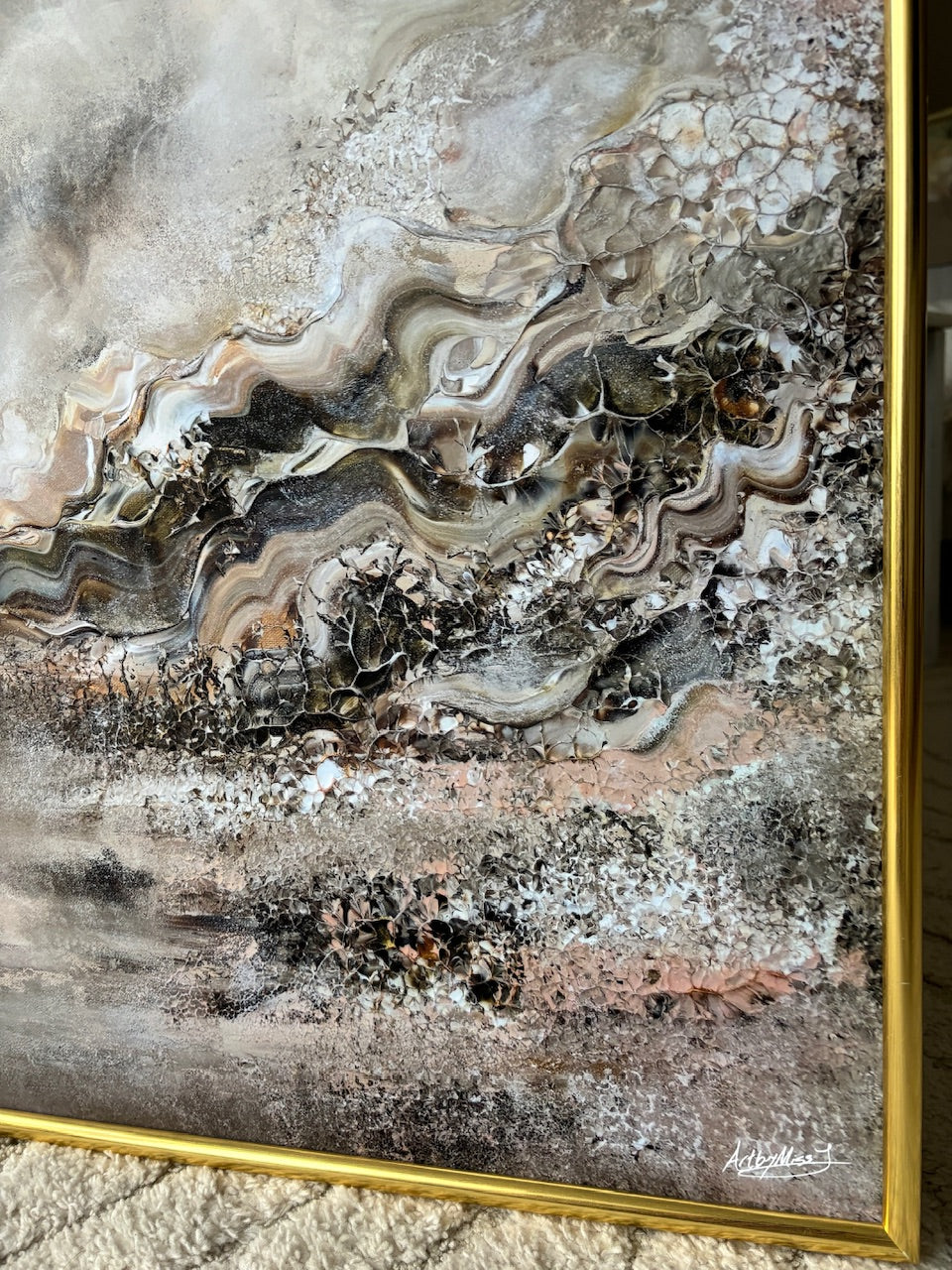 Beige fox dreamscape Print