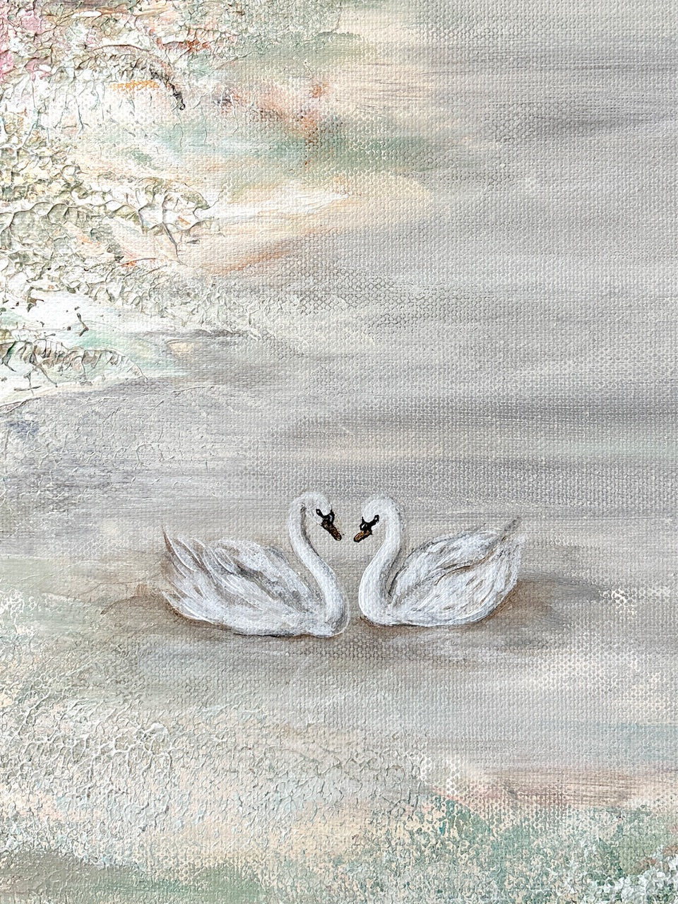 Swans in wonderland - Original Painting