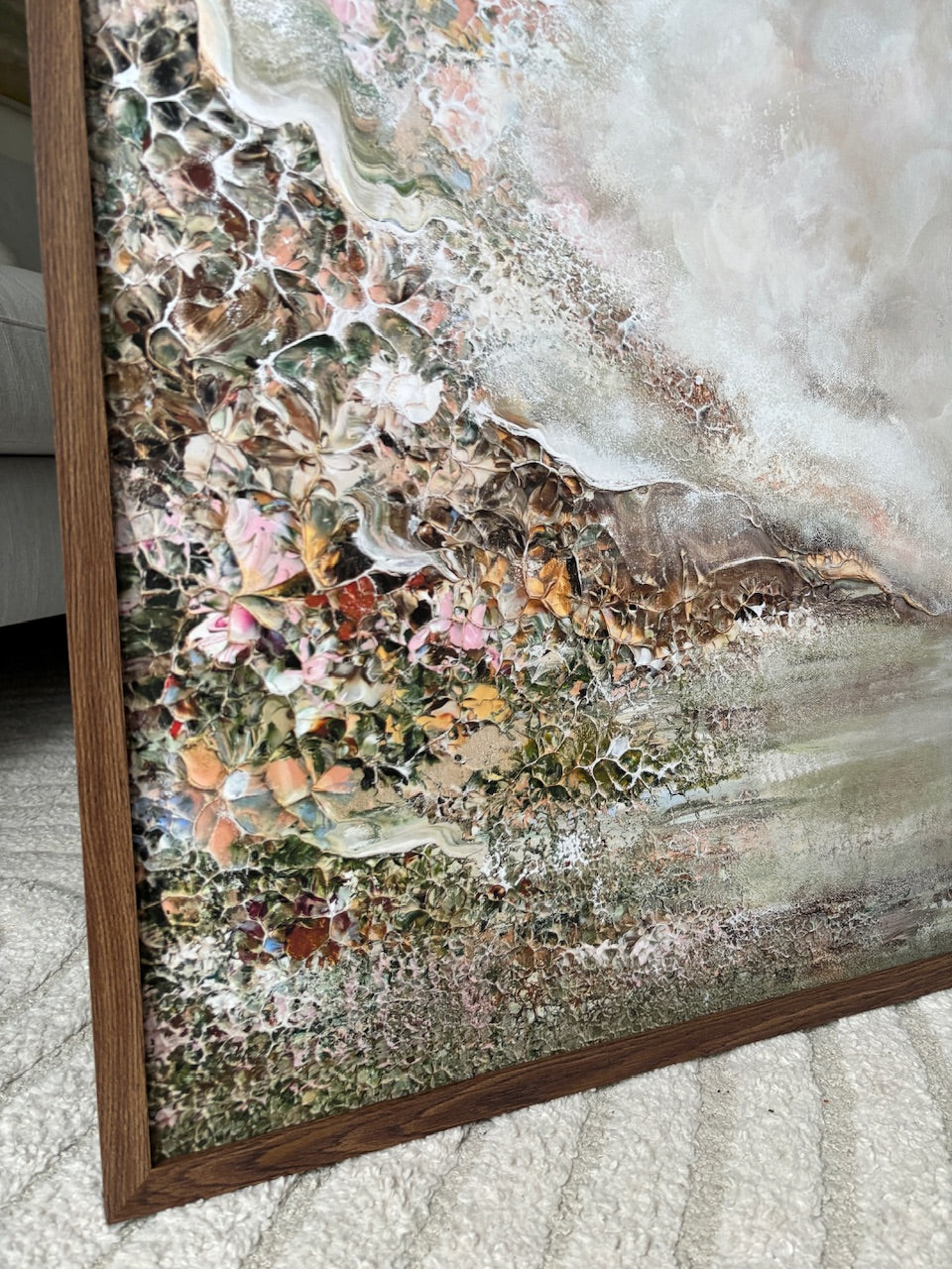 Green Fox Forest Print