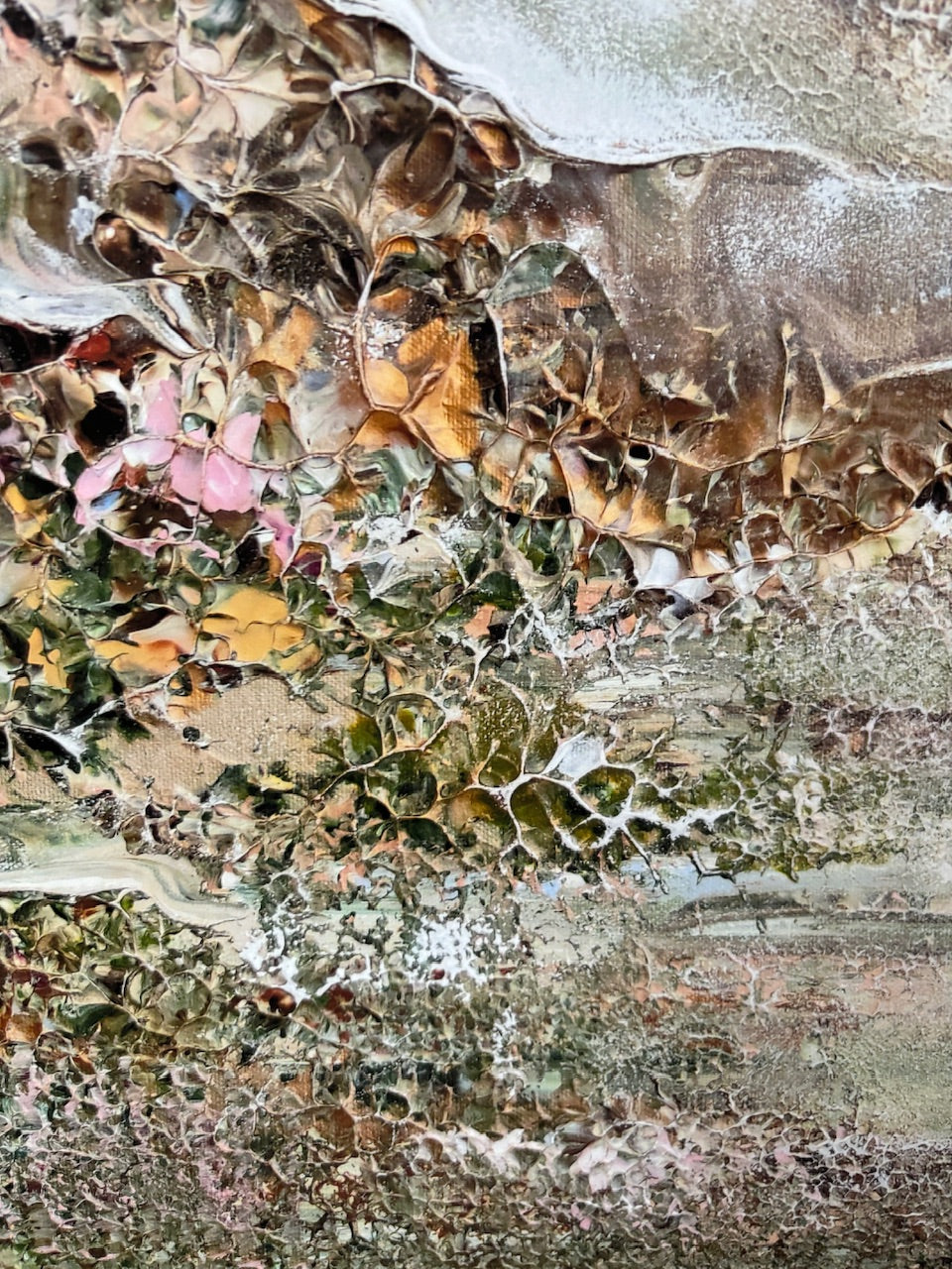 Green Fox Forest Print