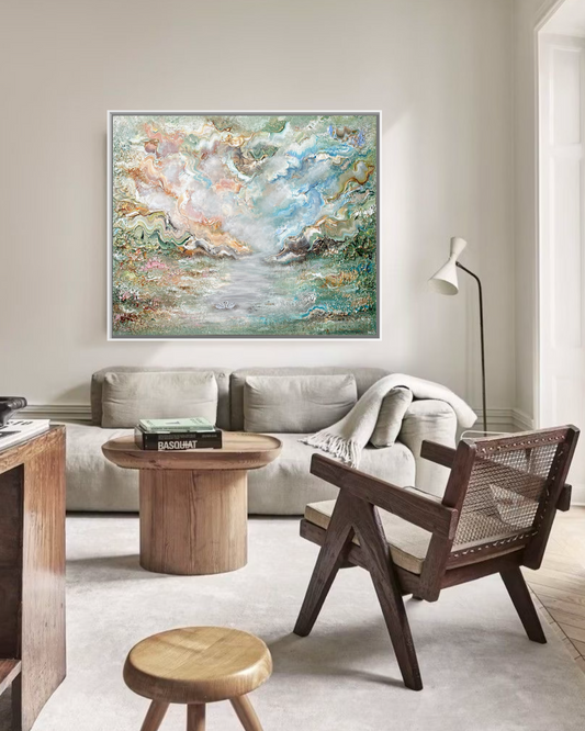 Swans in wonderland - Original Painting