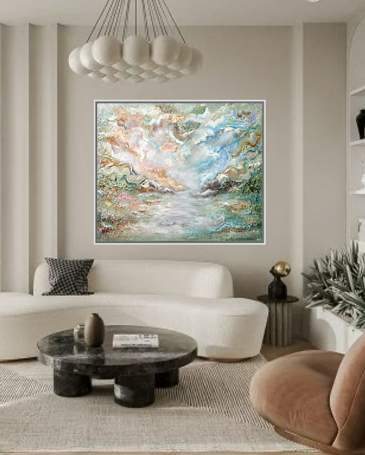 Swans in wonderland - Original Painting