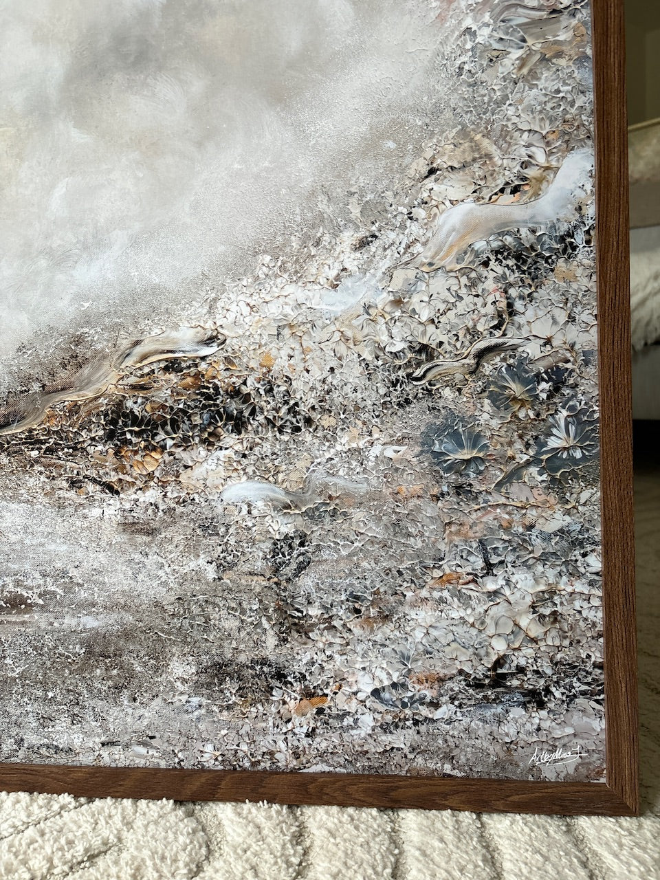 Adorable fox love Print