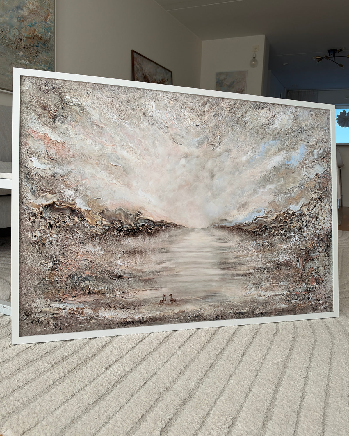 Beige fox valley Print