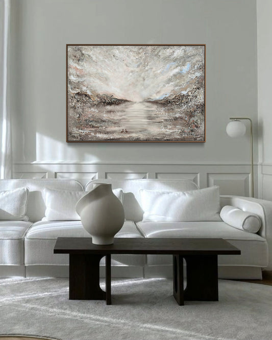 Beige fox valley Print