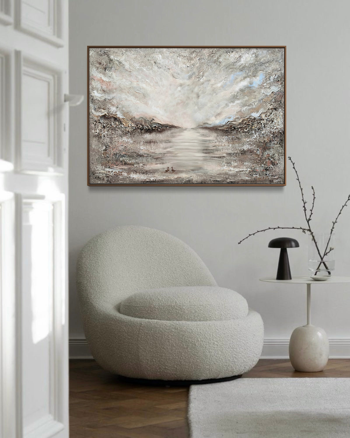 Beige fox valley Print