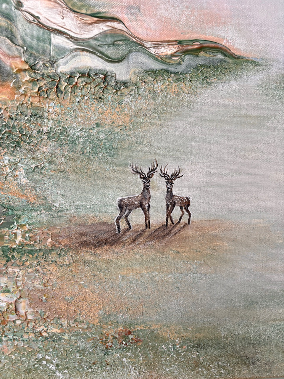 Deer stillness - Original Painting