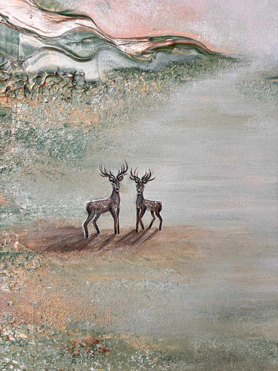 Deer stillness - Original Painting