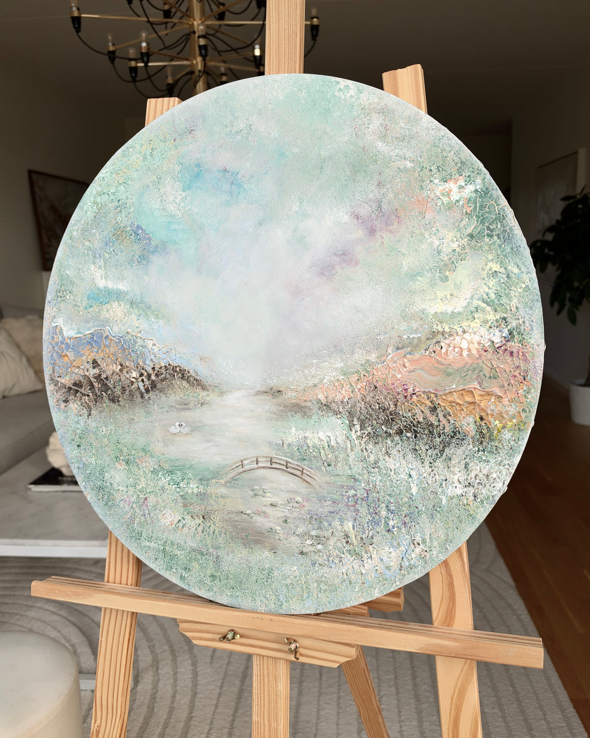 Garden of water lilies - Original Painting