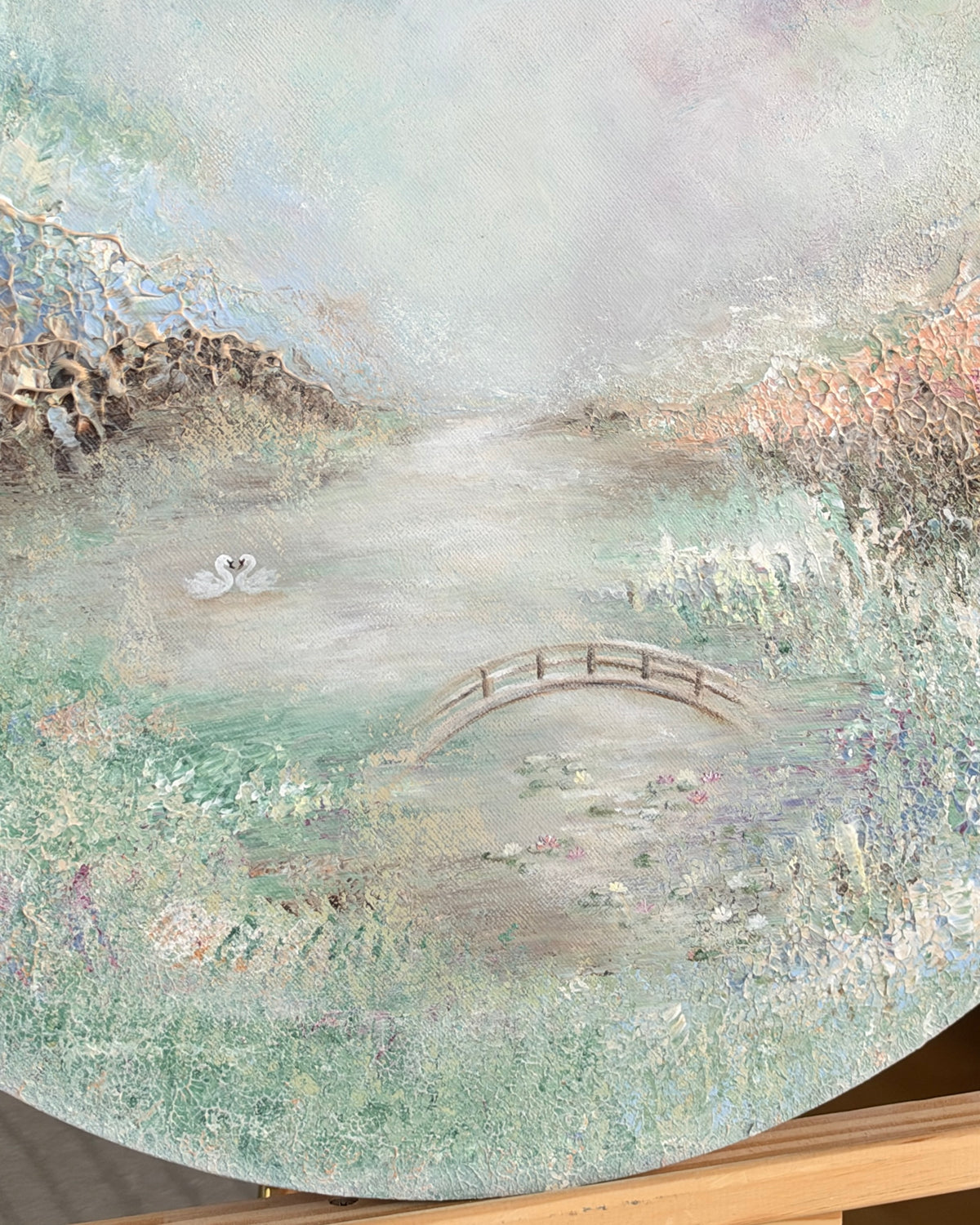 Garden of water lilies - Original Painting