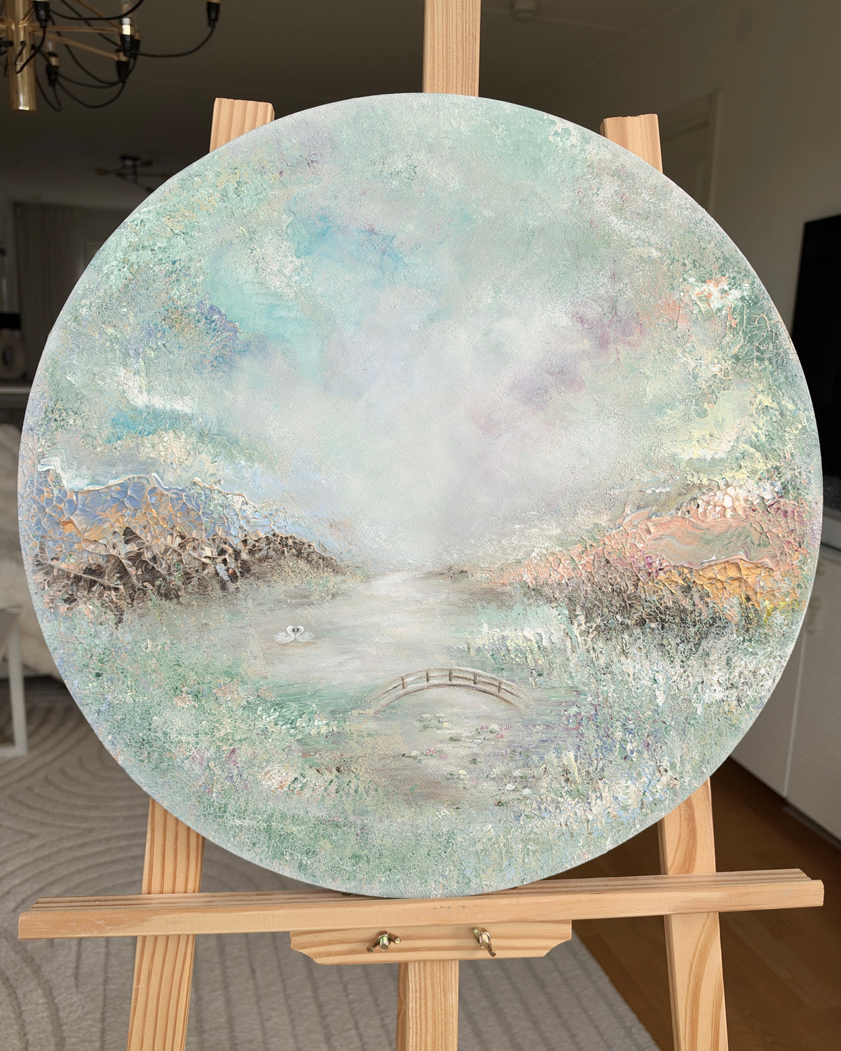 Garden of water lilies - Original Painting