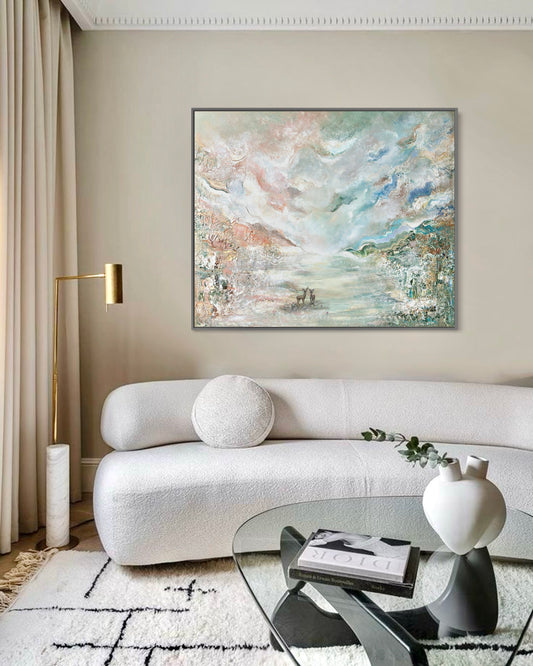 Deer Forest Love - Original Painting