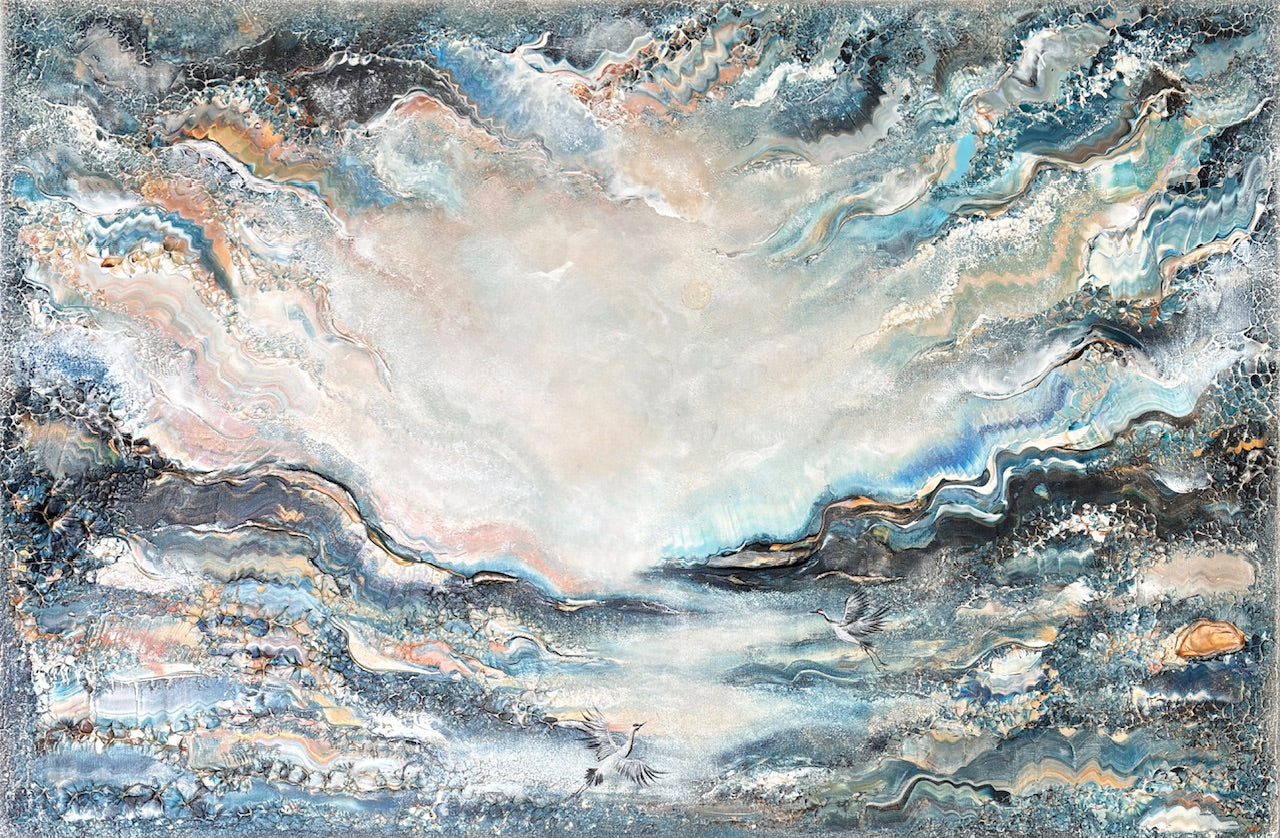 Crane lake - Original Painting