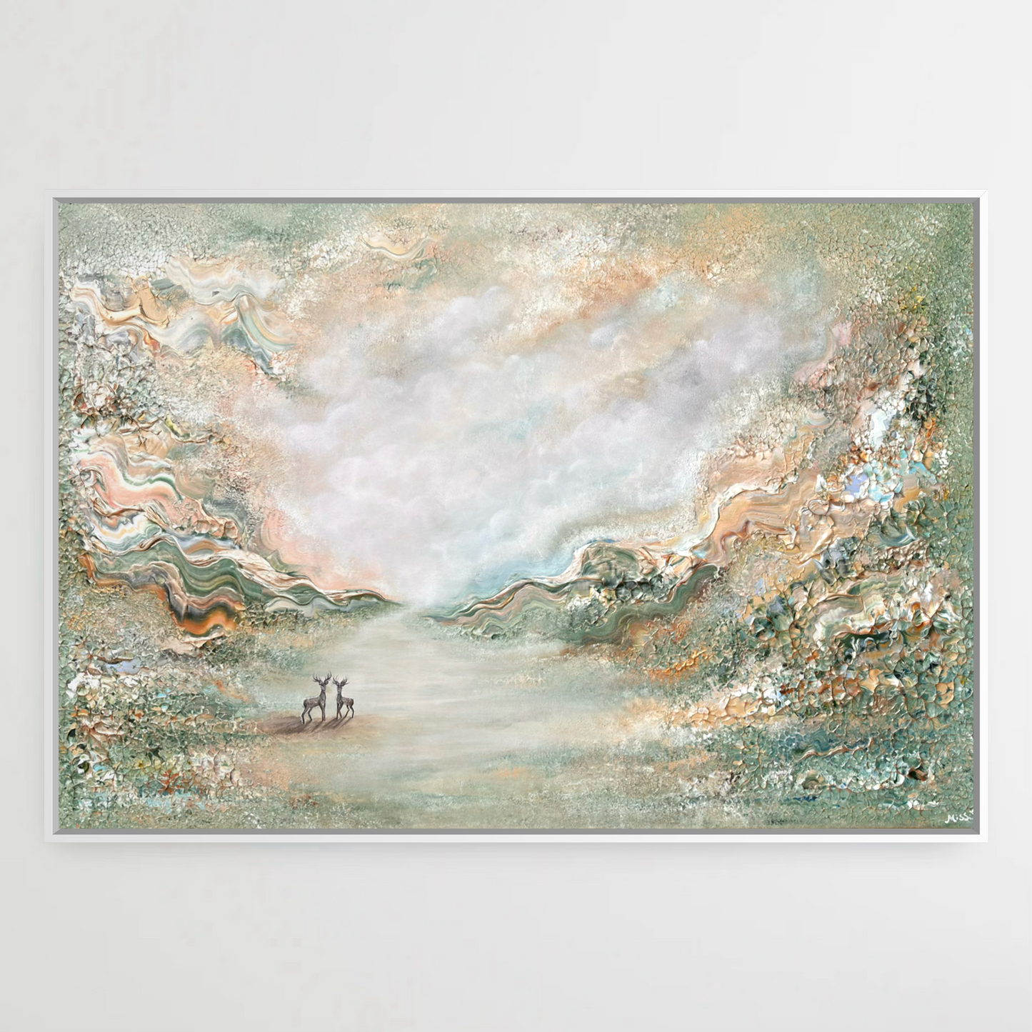 Deer stillness - Original Painting