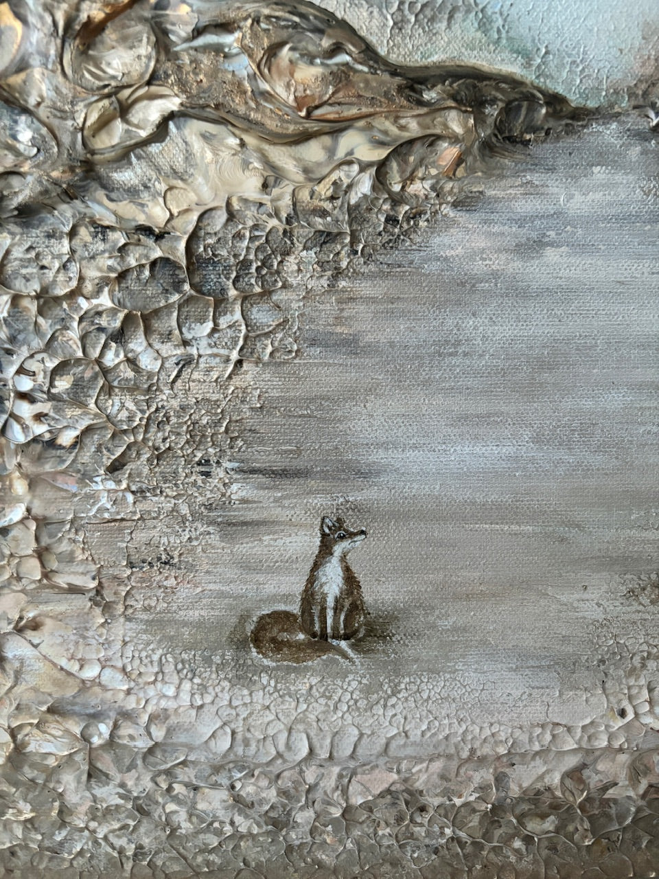 Serene fox - Original Painting