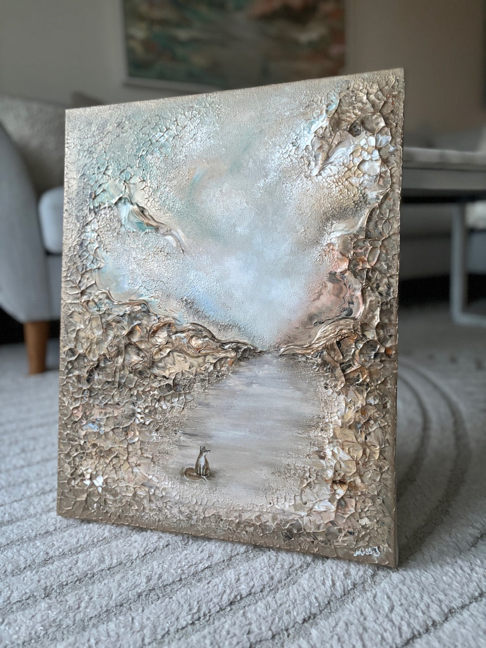 Serene fox - Original Painting