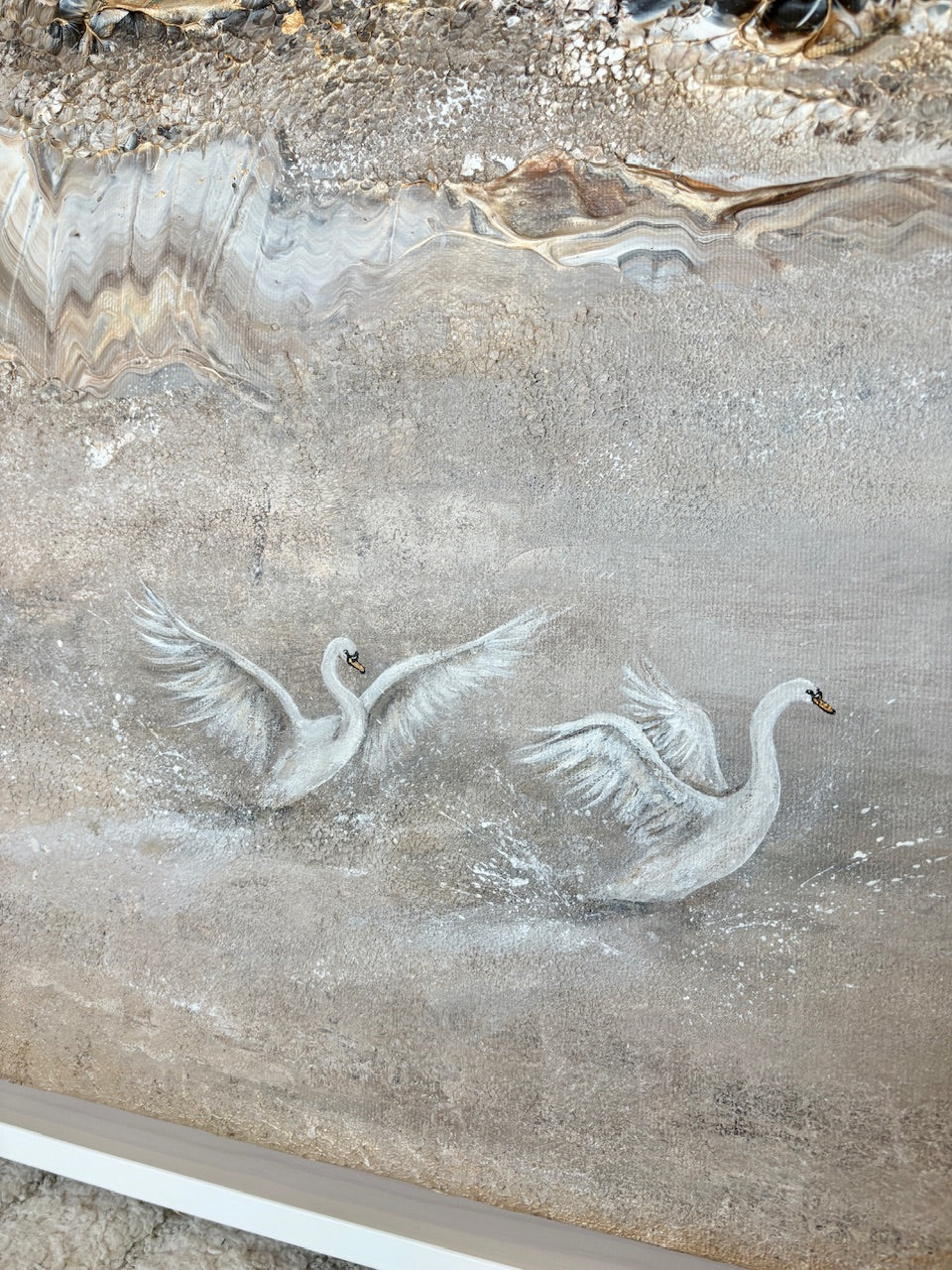 Swans of serenity - Original Painting