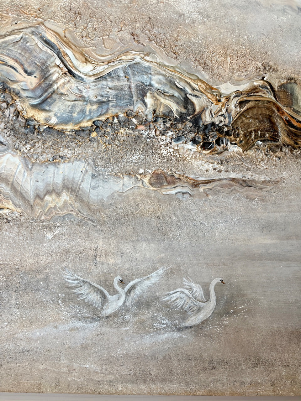 Swans of serenity - Original Painting