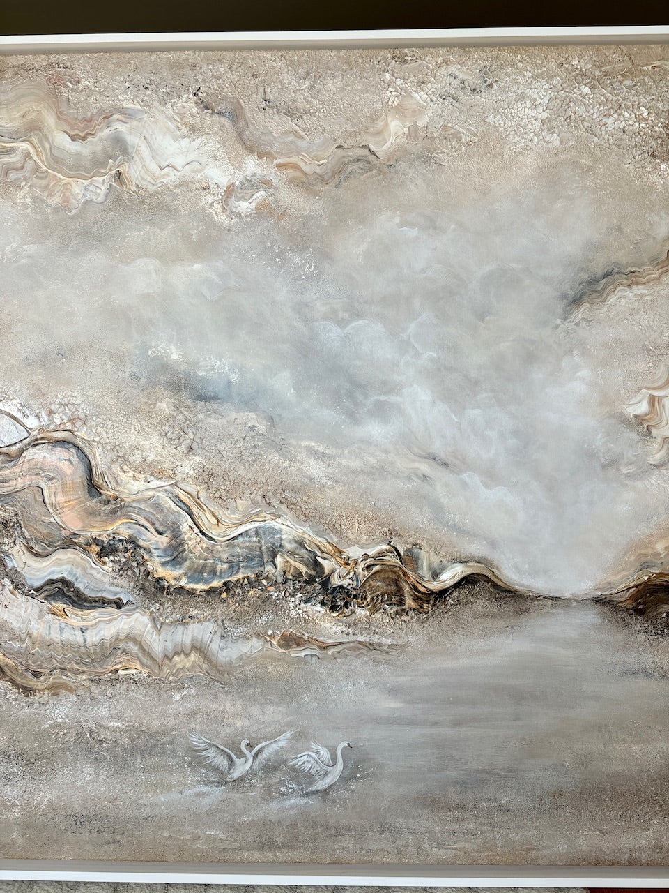 Swans of serenity - Original Painting