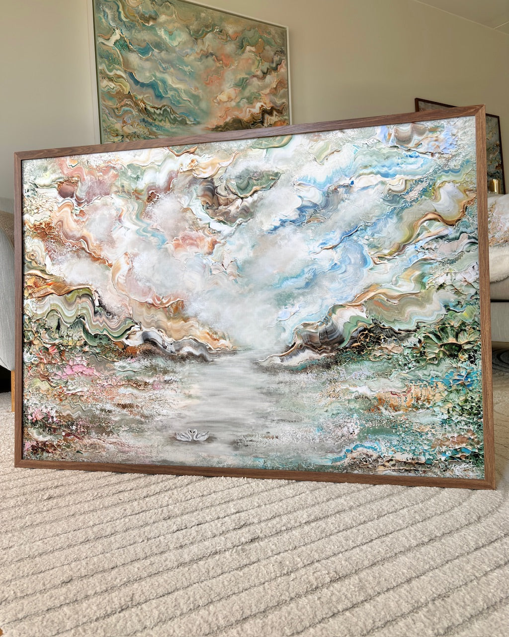 Swans in wonderland - Print