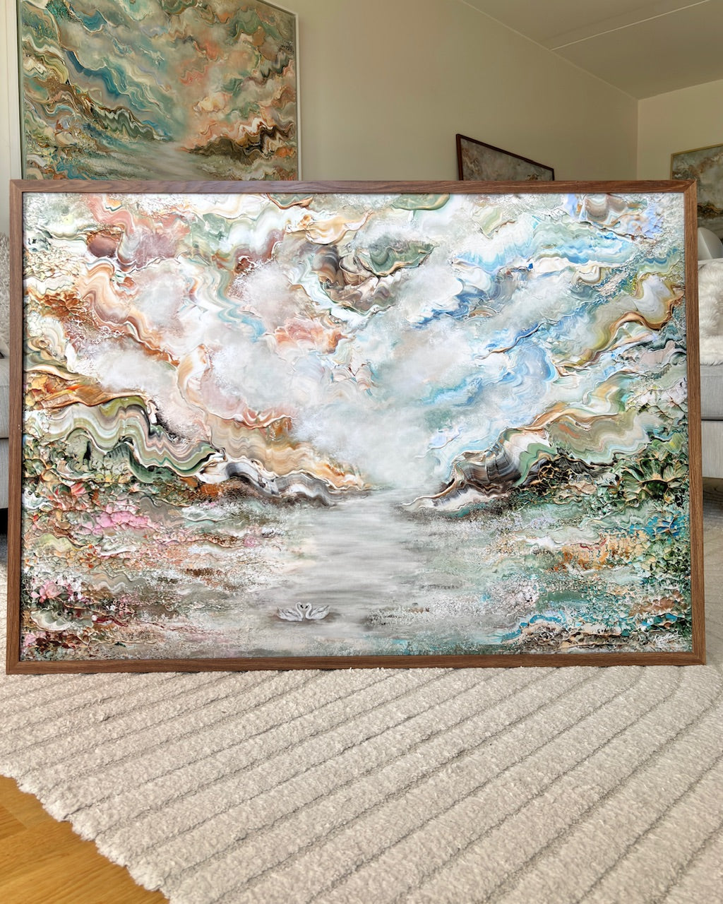 Swans in wonderland - Print