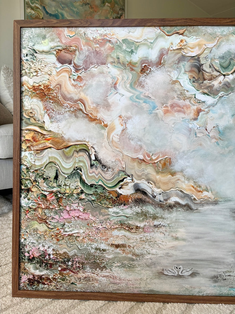 Swans in wonderland - Print