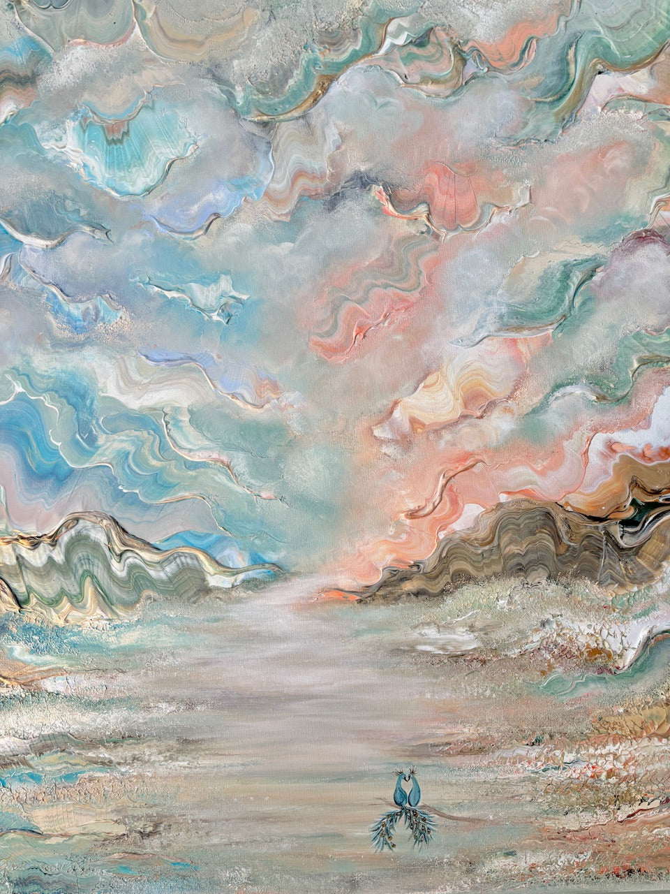 Peacock dream - Original Painting