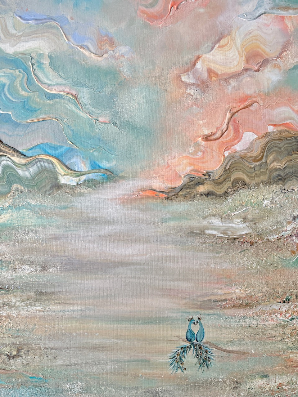 Peacock dream - Original Painting