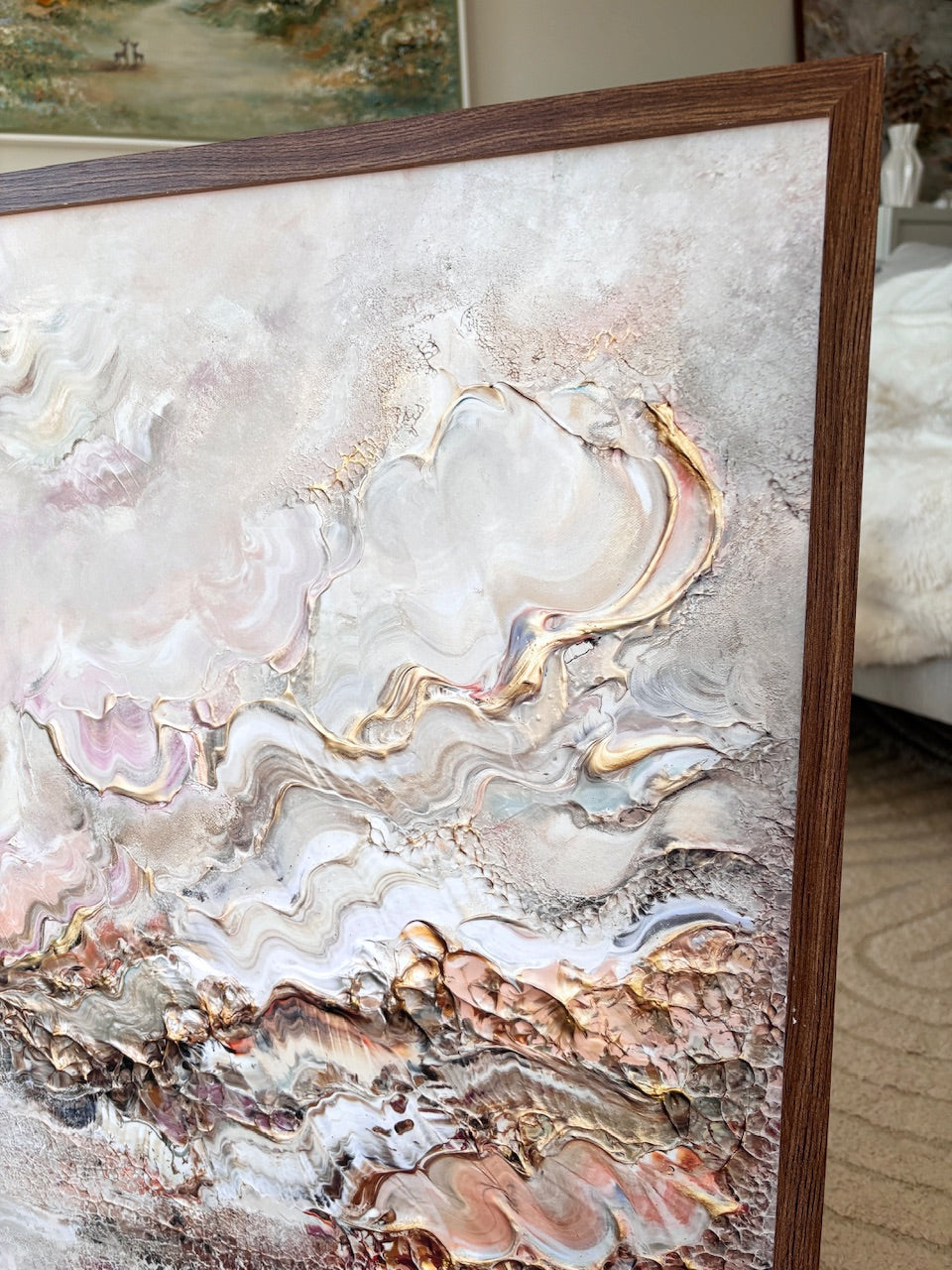 Swans in Monet's Garden - Print