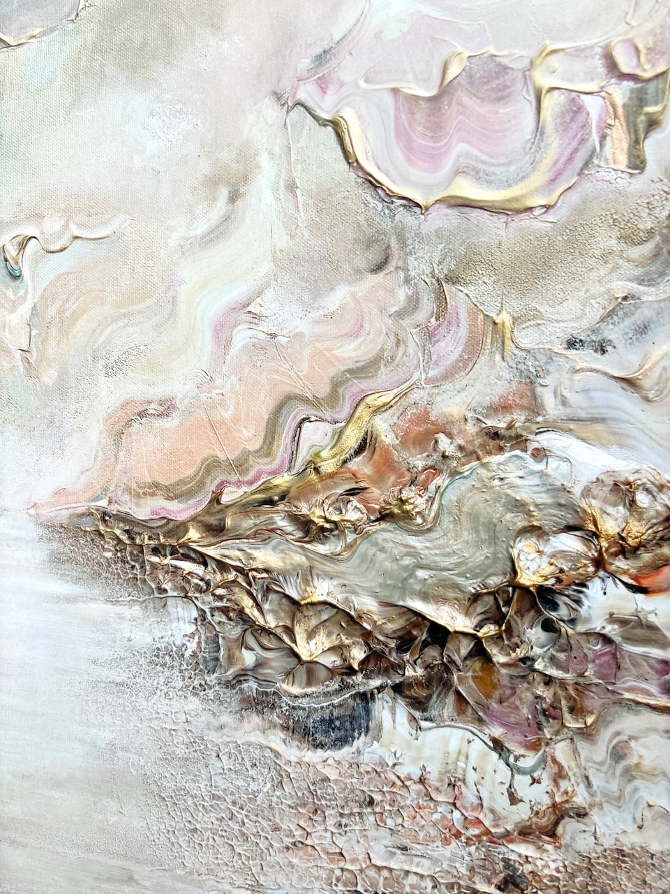 Swans in Monet's Garden - Print