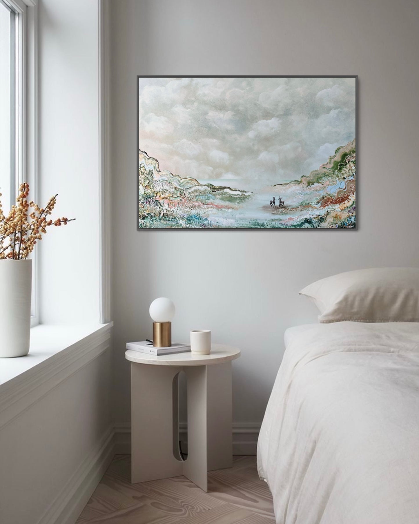 Deer landscape Print