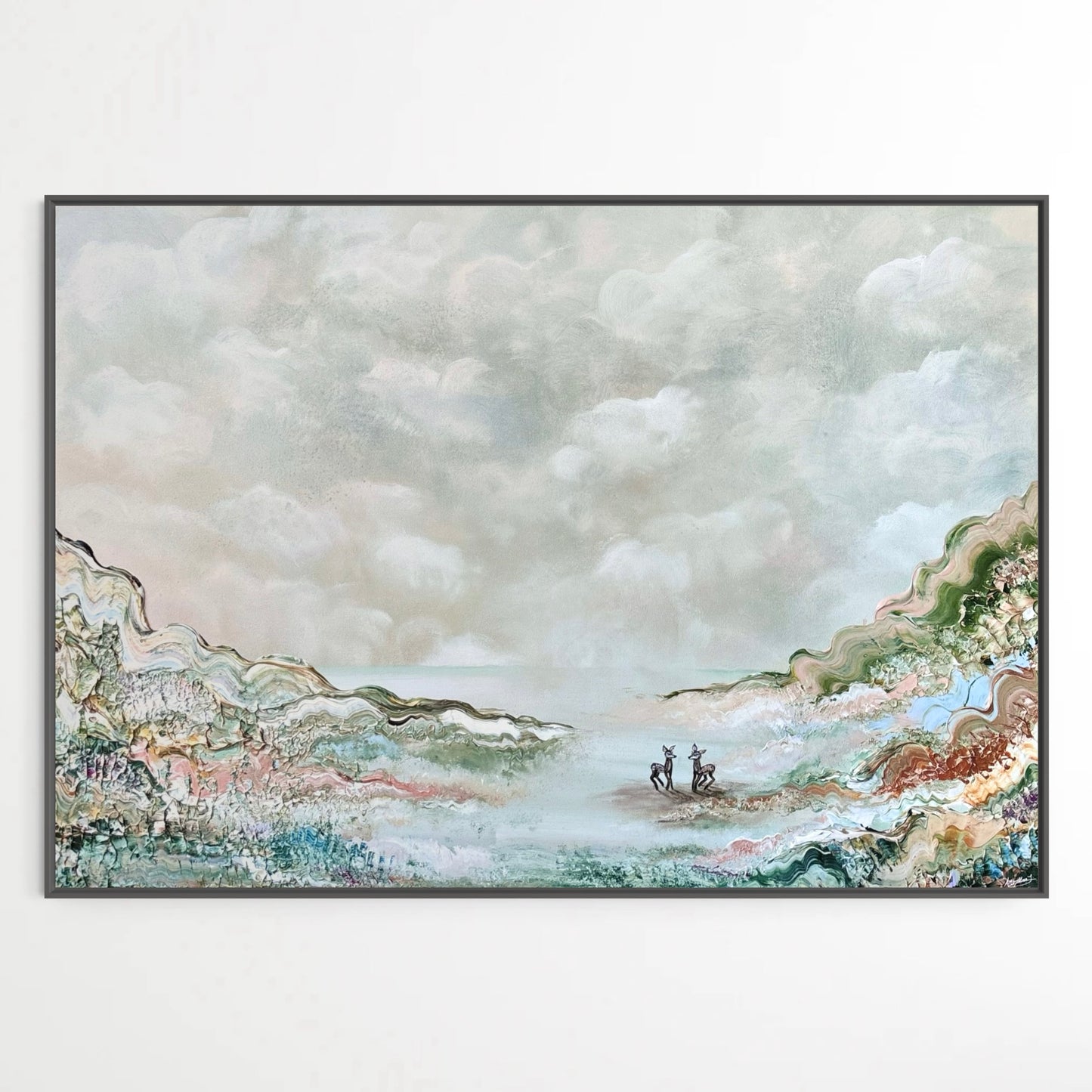 Deer landscape Print