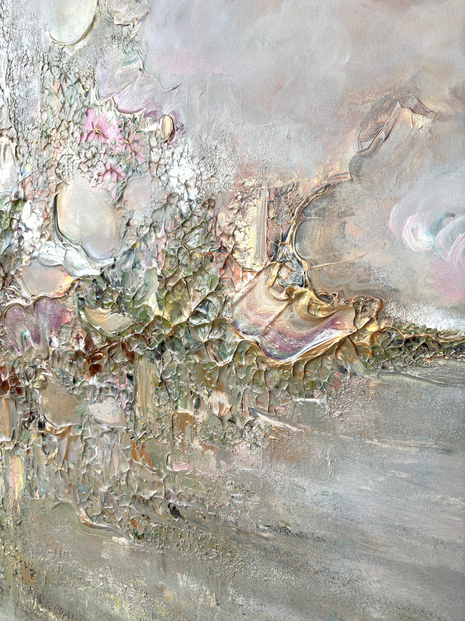 Golden fox fields - Original Painting