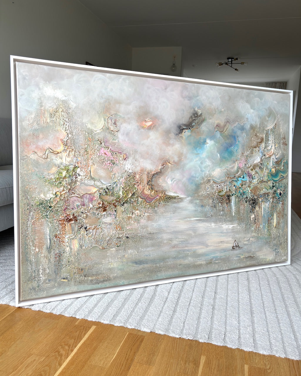 Golden fox fields - Original Painting