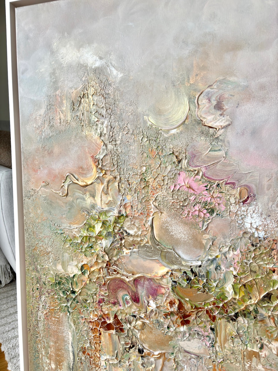 Golden fox fields - Original Painting