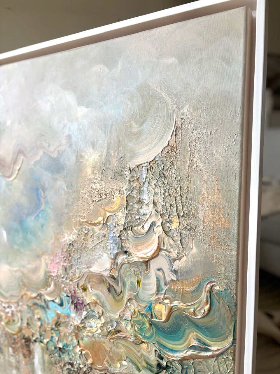 Golden fox fields - Original Painting