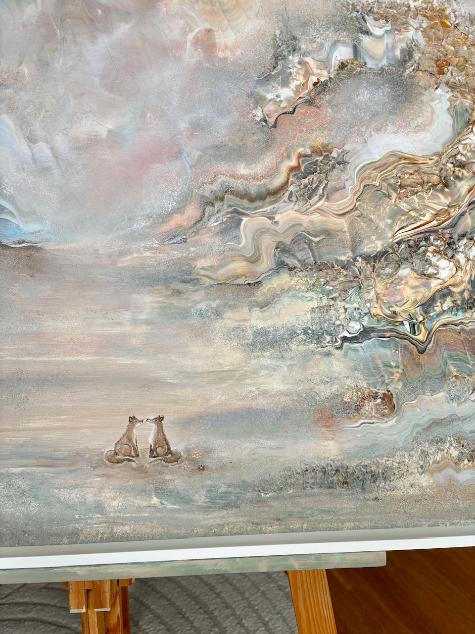 Where foxes dream - Original Painting