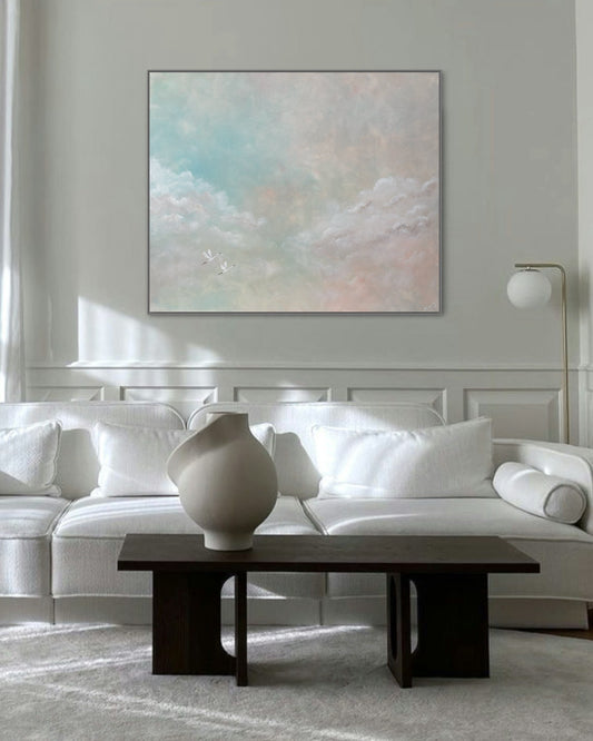 Heavenly clouds - Original Painting
