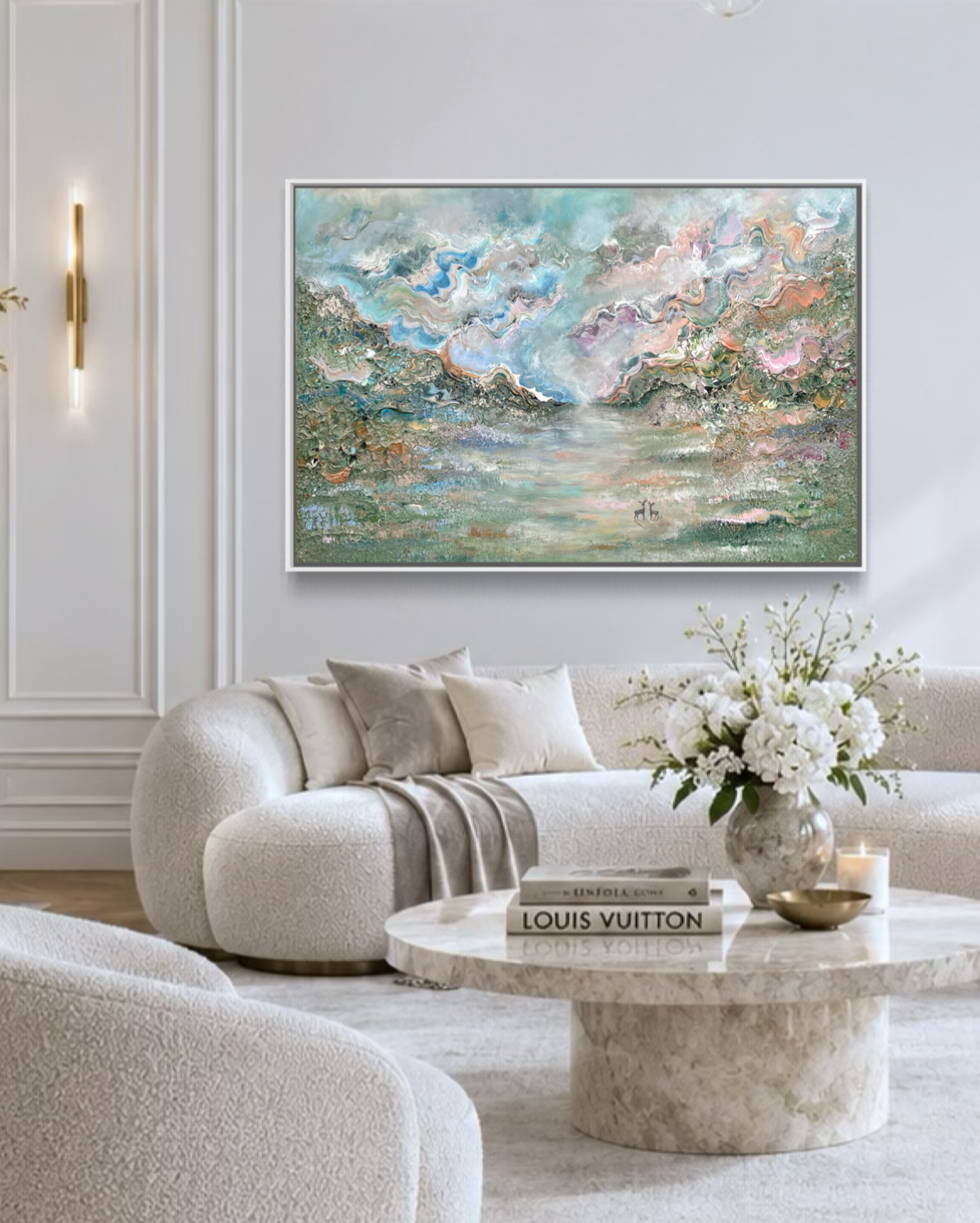 Deer forest reverie - Original Painting