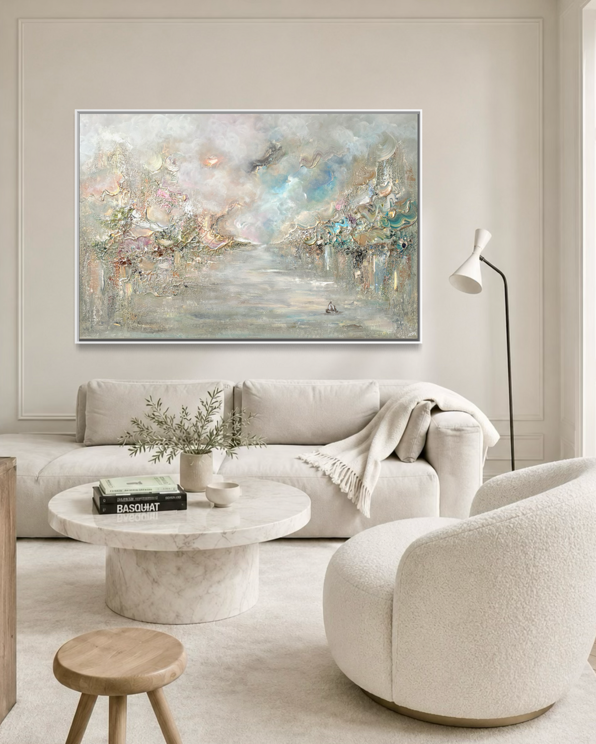 Golden fox fields - Original Painting